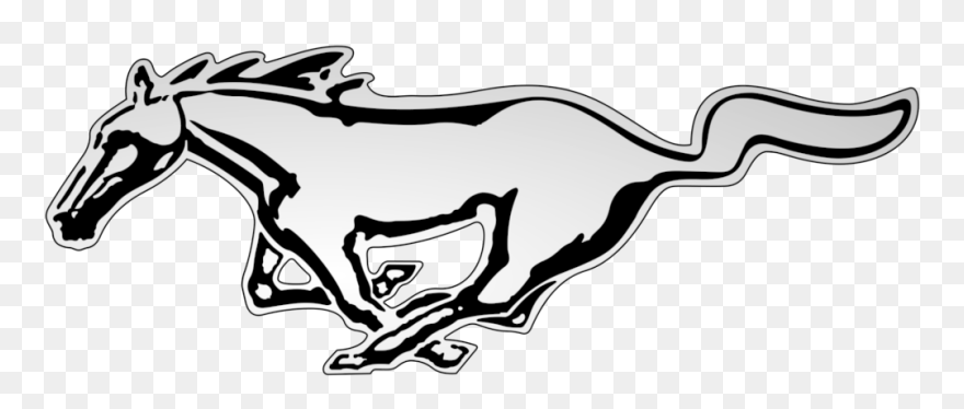 Mascot Vector Mustang - Ford Mustang Logo Png Clipart