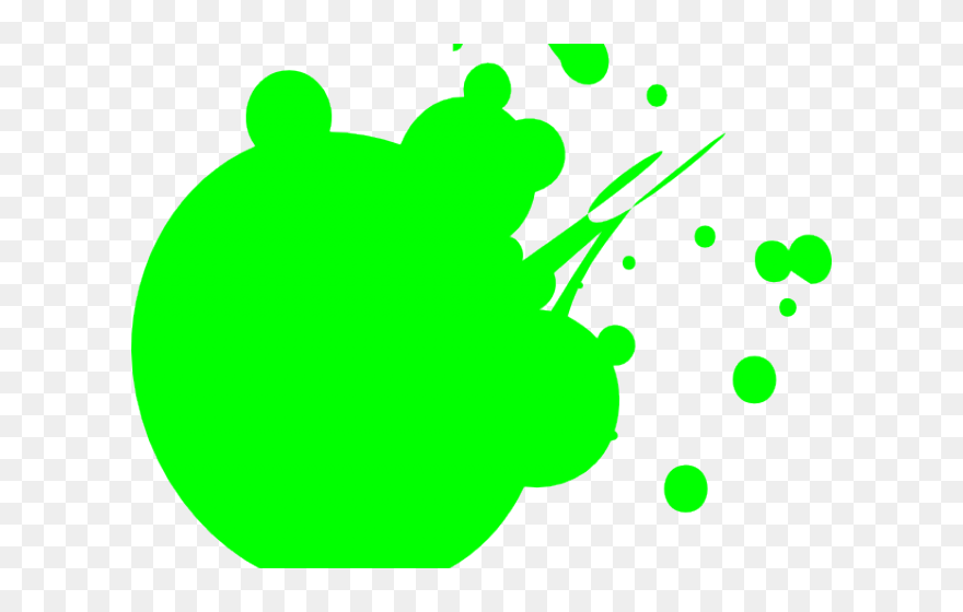 Neon Clipart Neon Paint Splatter - Cartoon Blood Splatter Png Transparent Png