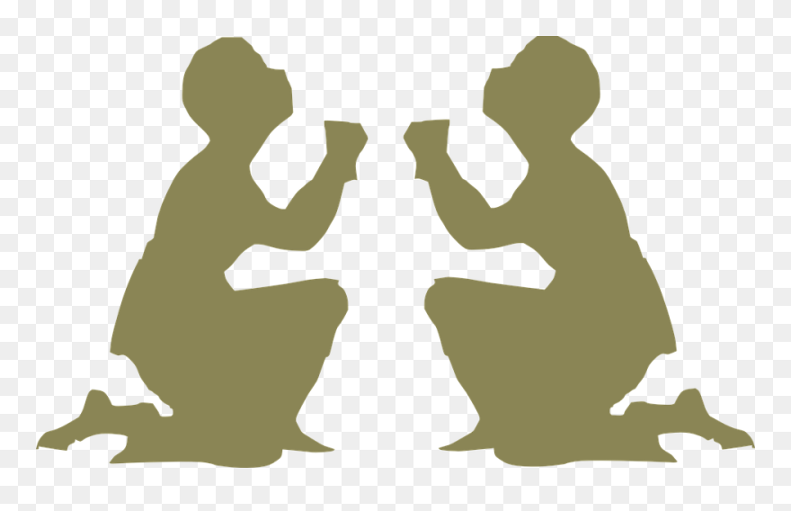 Outstanding Story Of Kids World Fun Story - 2 People Praying Clipart