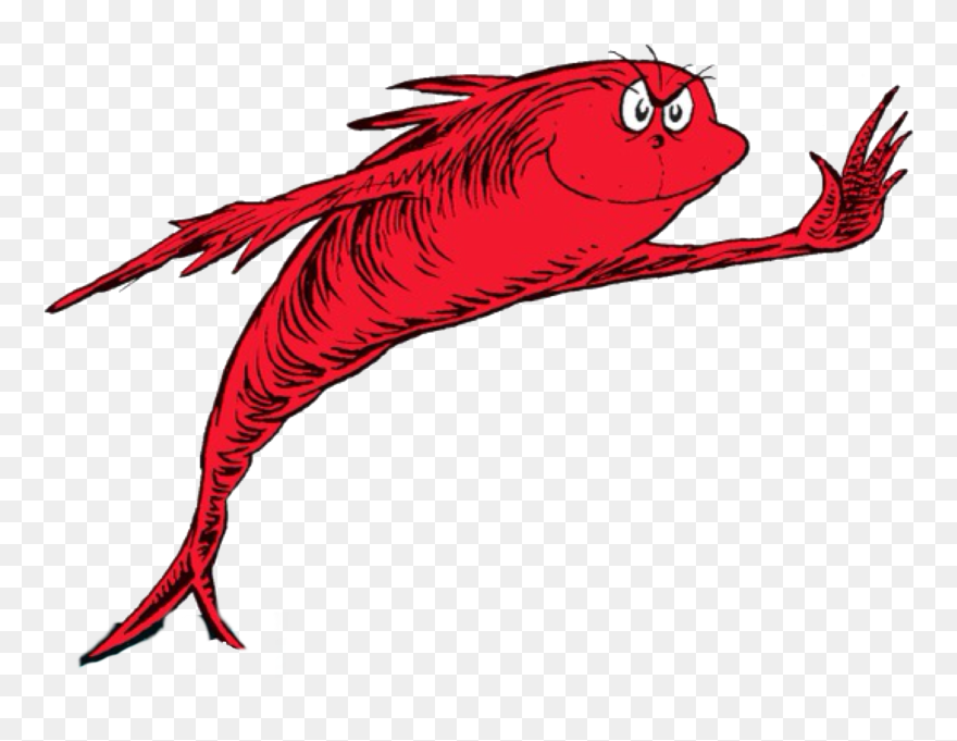 Transparent Fish Clipart Images - One Fish Two Fish Red Fish Blue Fish Clipart - Png Download