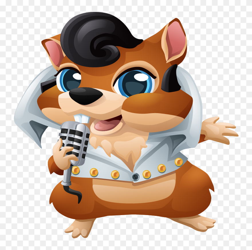 Chipmunk Elvis Clipart