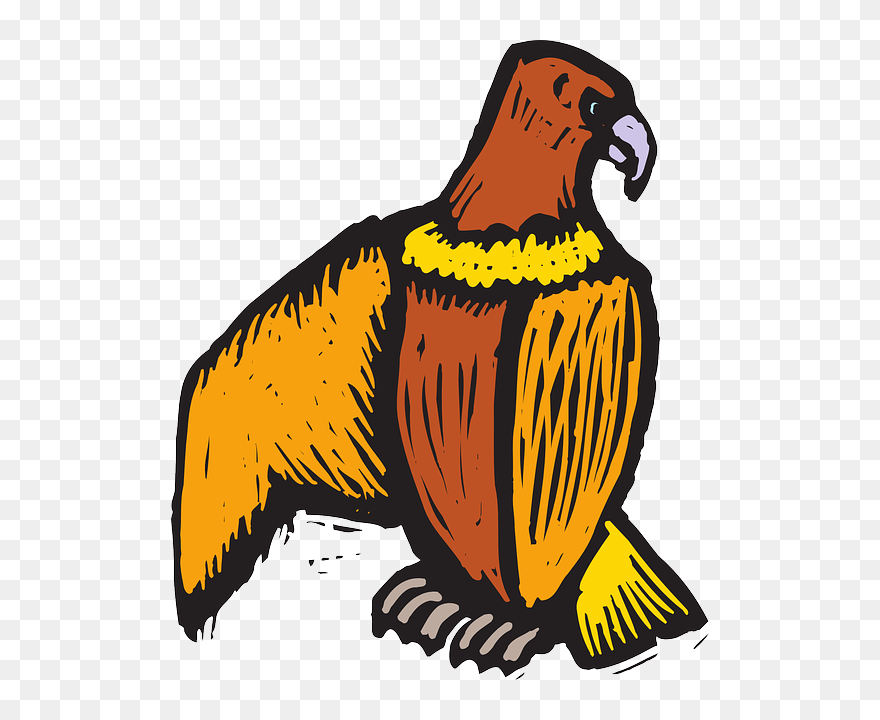Eagle, Bird, Style, Wings, Art, Off, Beak, Scratch - Beak Clipart