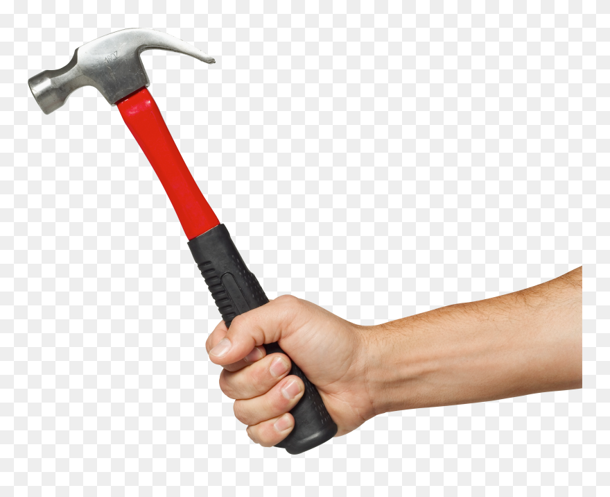 Pictures Of Hammer - Hammer With Hand Png Clipart