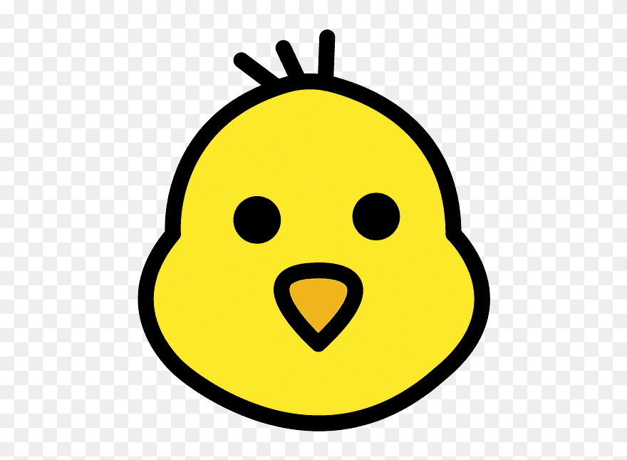 Baby Chick Emoji Clipart - Png Download