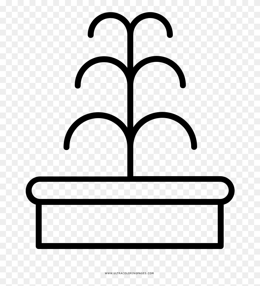 Coloring Page Ultra Pages - Cómo Dibujar Una Fuente Clipart