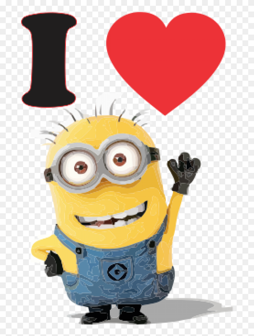 Minions Language I Love You Download - Love Minion Clipart