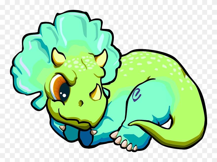 Triceratops Clipart - Dilophosaurus Outline Transparent Background - Png Download