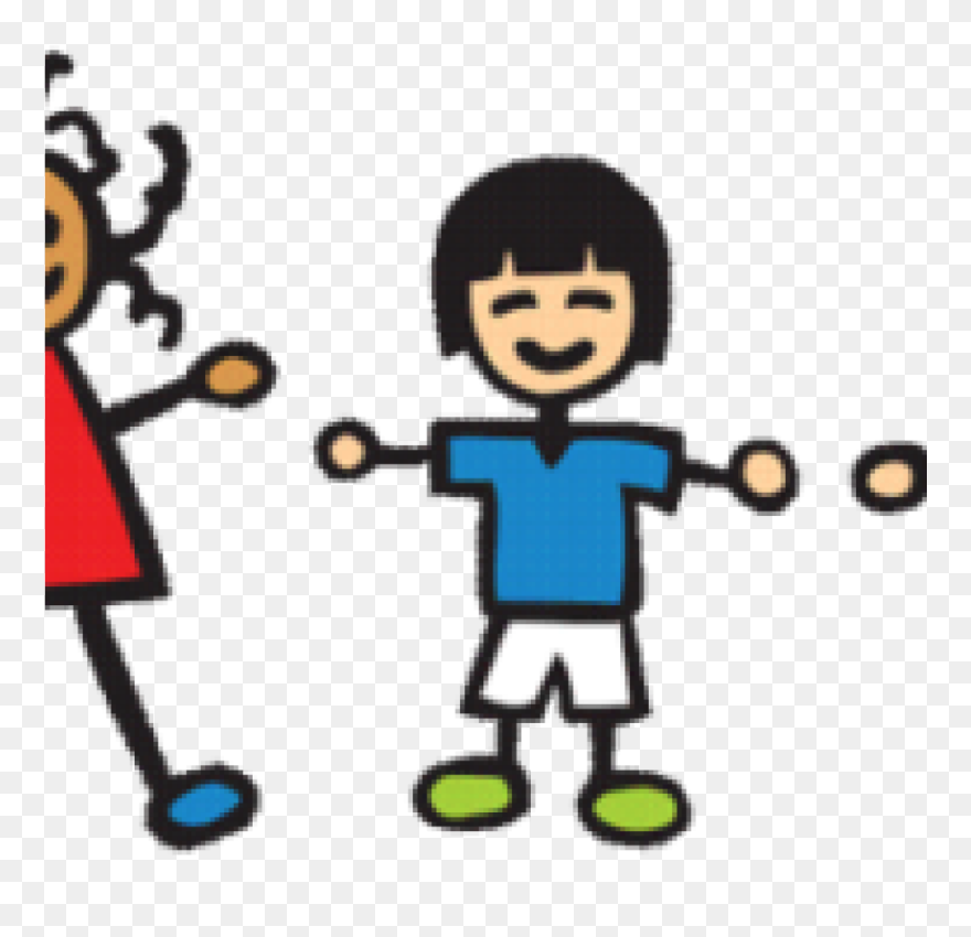 Free Kids Clipart 6 School Kids Clipart Images Free - Kids Holding Hands Clipart Transparent - Png Download