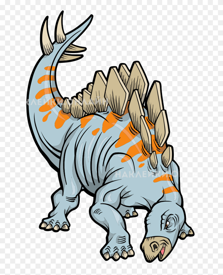 Stegosaurus Dinosaur Triceratops Tyrannosaurus Vector - Stegosaurus Vector Clipart