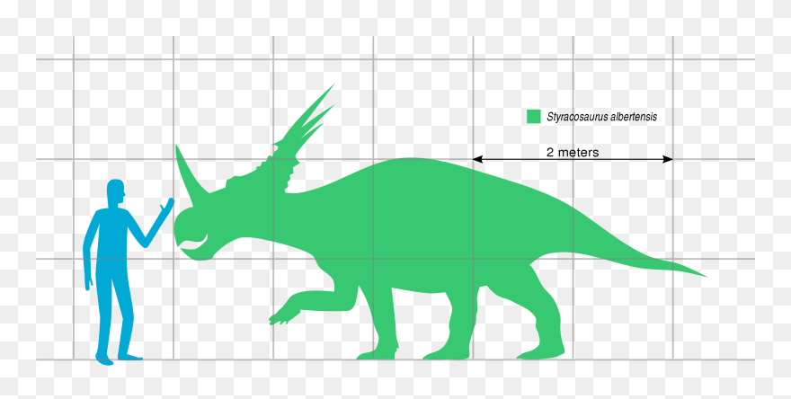 Dinosaurs Svg Triceratops - Triceratops Compared To Human Clipart
