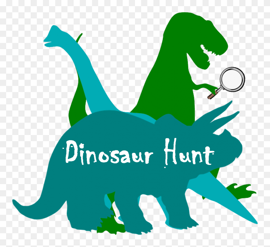 Simple Dinosaur Silhouette Clip Art - Png Download