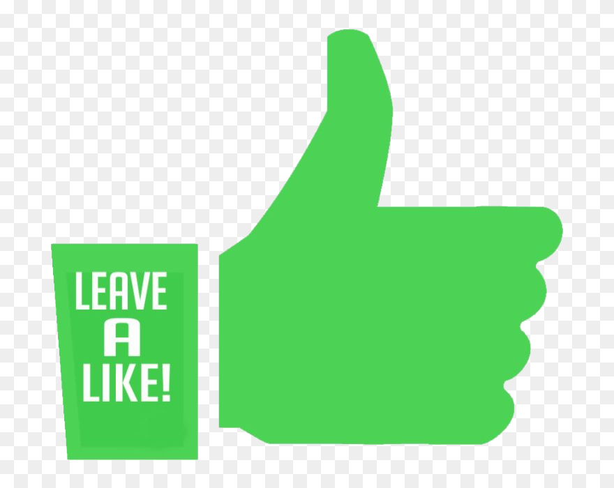 Like Png Clipart - Leave A Like Transparent