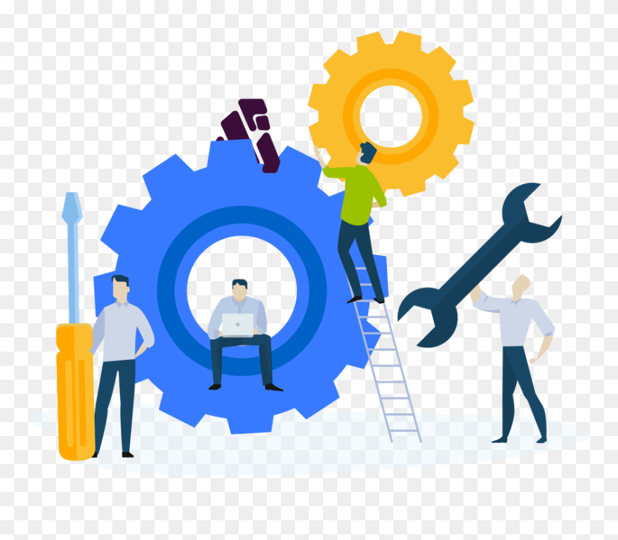 Maintenance Flat Design Clipart