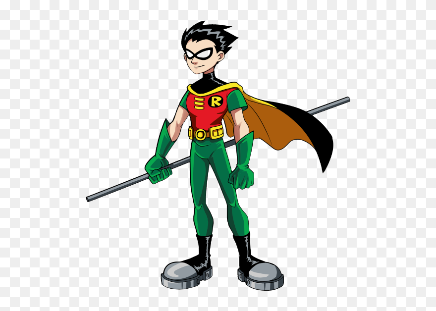 Robins Staff Teen Titans Clipart
