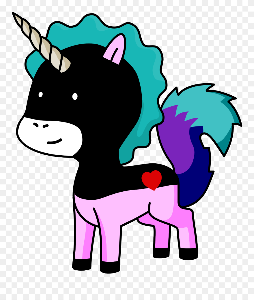 Yellow Unicorn Clipart