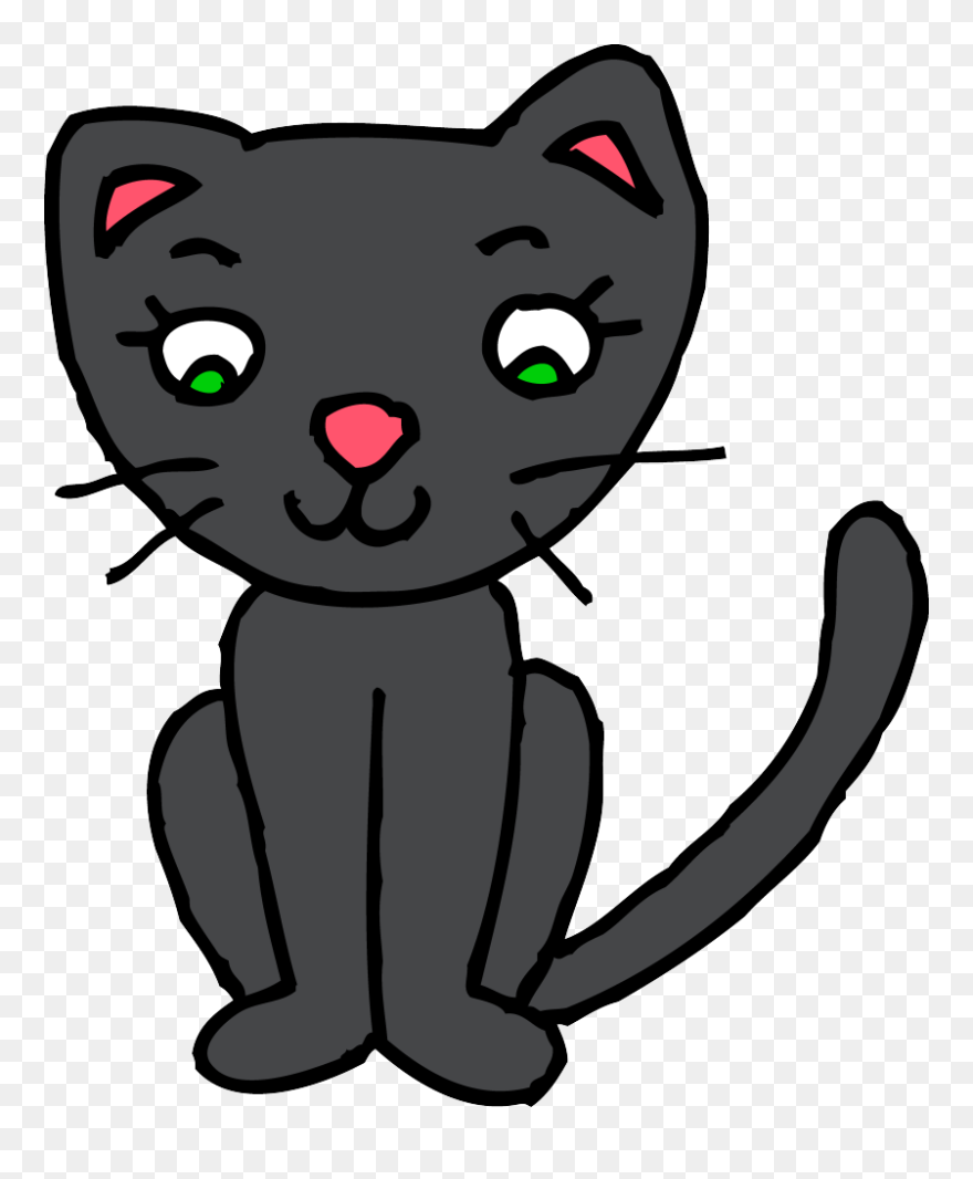 Cute Cat Clipart Free Banner Royalty Free Library Cat - Kitty Cat Clip Art - Png Download