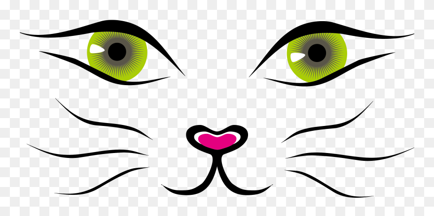 Cat Cartoon Clip Art - Cat Face Vector - Png Download