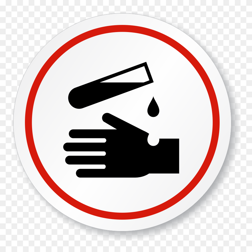 Chemistry Clip Acid Alkali - Corrosive Symbol Png Transparent Png