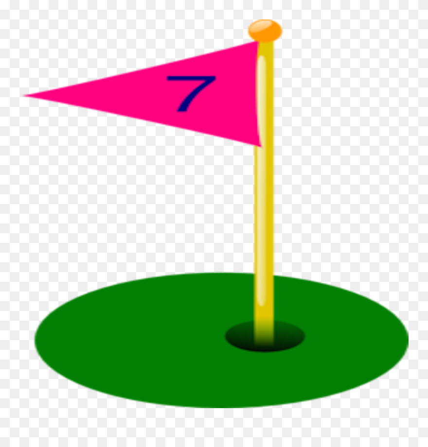 Golf Flag Hole 4 Clipart