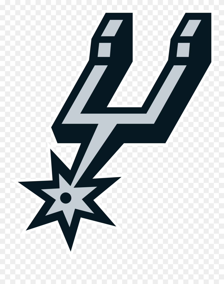 Spurs Drawing Emblem - Transparent San Antonio Spurs Logo Clipart