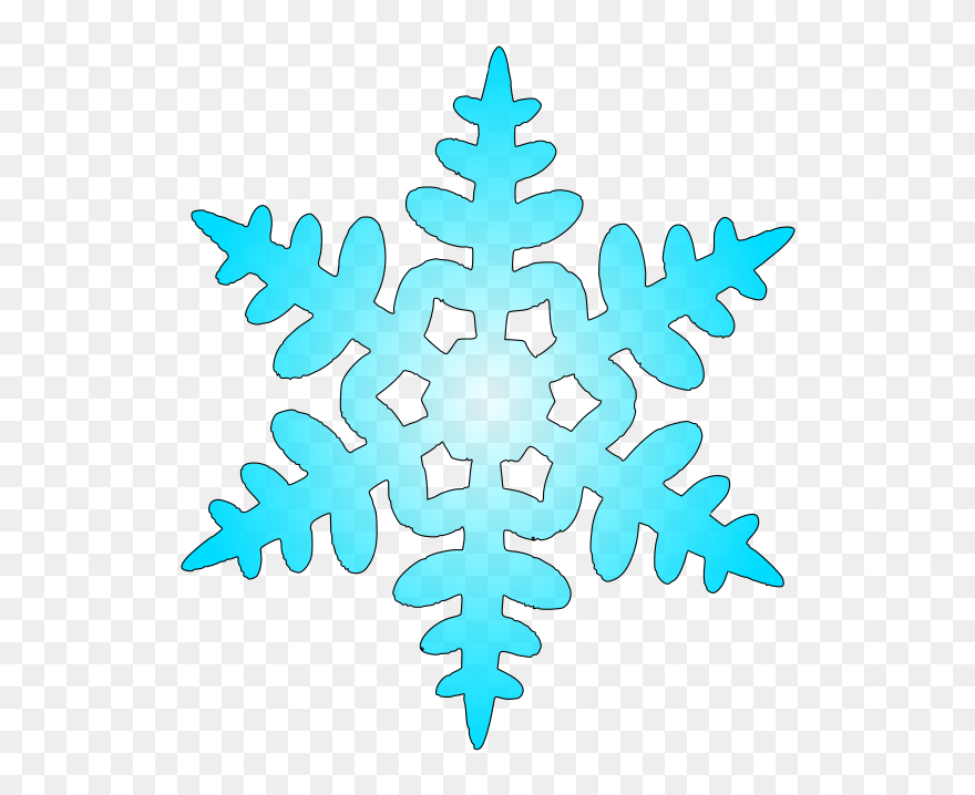 Snowflake Frozen Clipart - Png Download