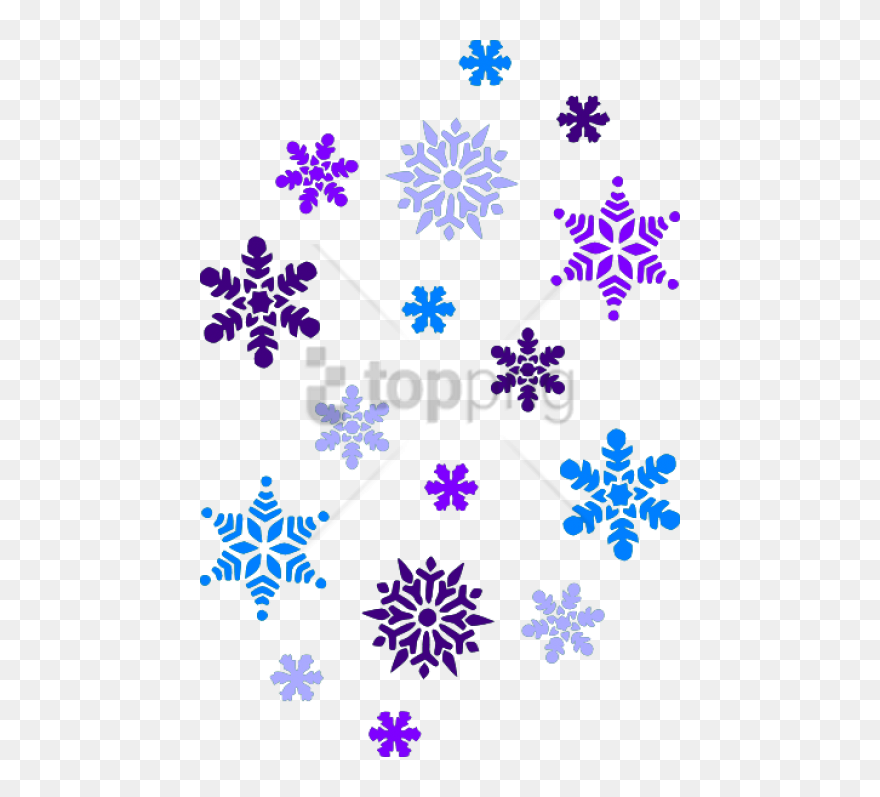 Free Png Download Falling Snowflake Png Images Background - Falling Snowflake Clip Art Transparent Png