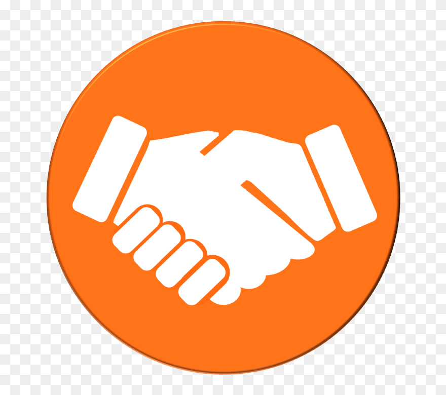 Build-trust - Green Shake Hand Logo Clipart