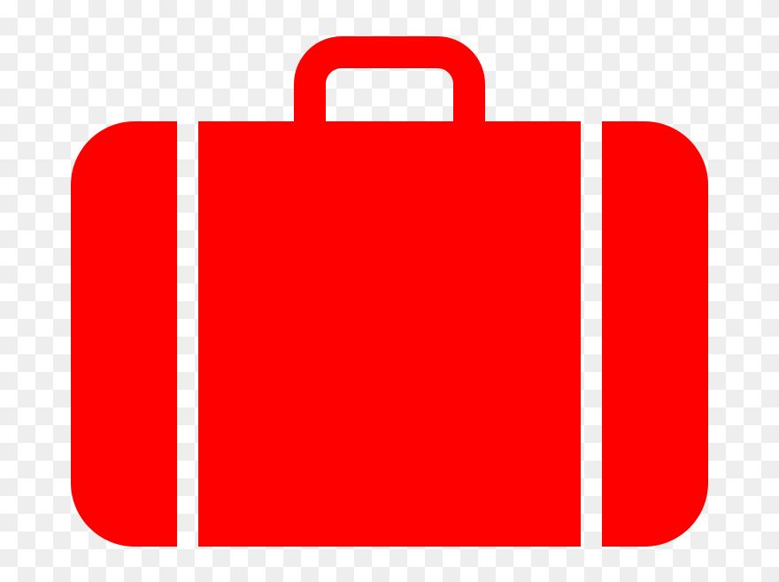 Luggage Red Png Icon Clipart