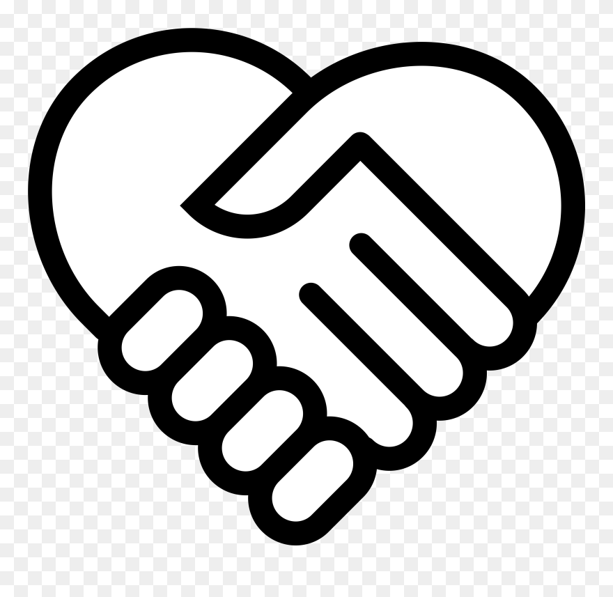 Hands In Heart Clipart , Png Download - Social Work Black And White Clipart Transparent Png