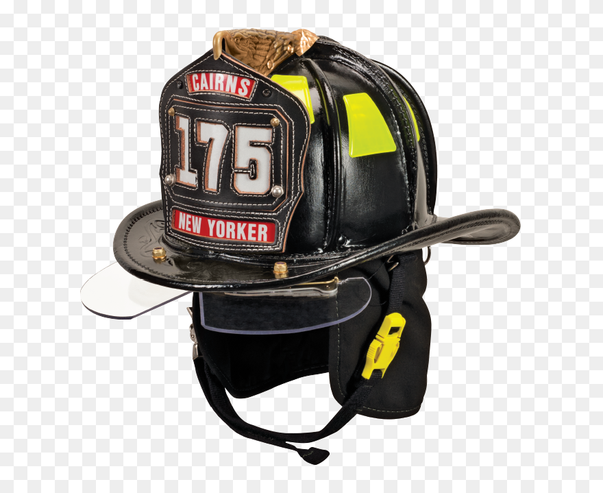 Cairns N5a New Yorker Leather Fire Helmet Msa- - Cairns Fire Helmet Transparent Clipart