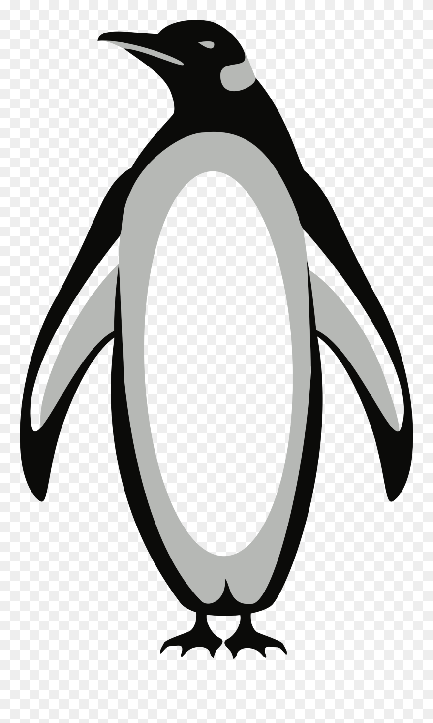 Transparent Penguins Clipart Black And White - Clipart Penguin Images Black And White - Png Download