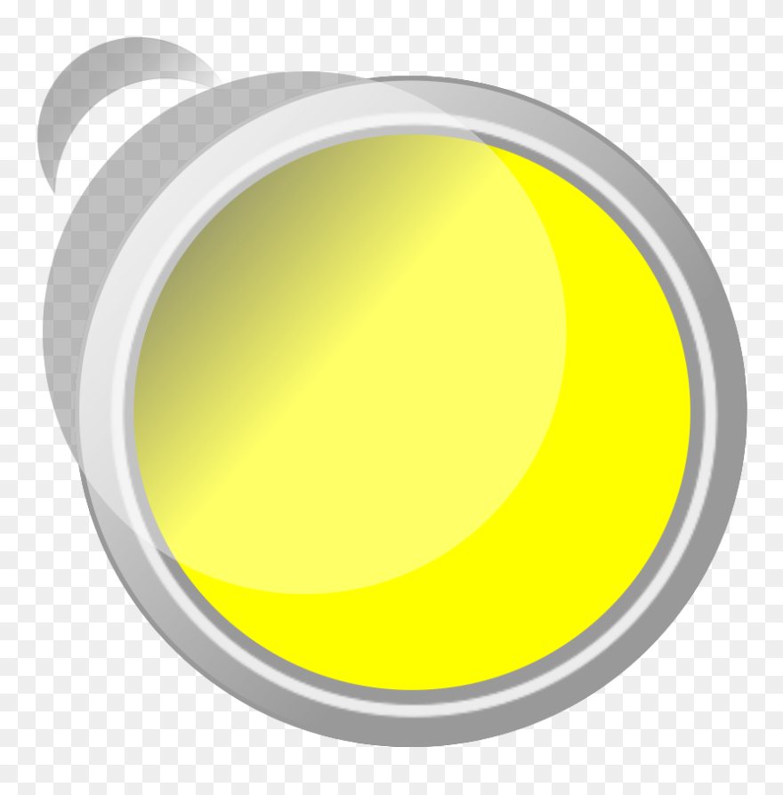 Push Button Yellow Glossy Svg Clip Arts - Weddingwire - Png Download