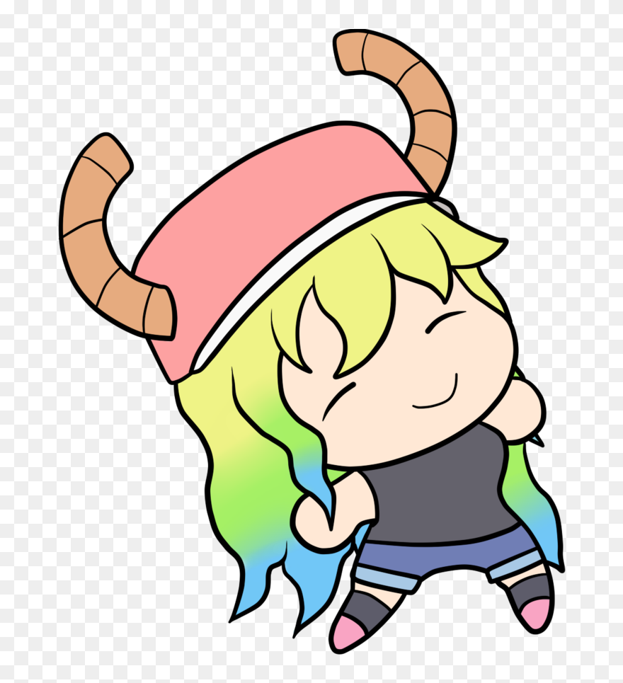 Smol Lucoa Miss Kobayashi - Miss Kobayashi's Dragon Maid Lucoa Png Clipart