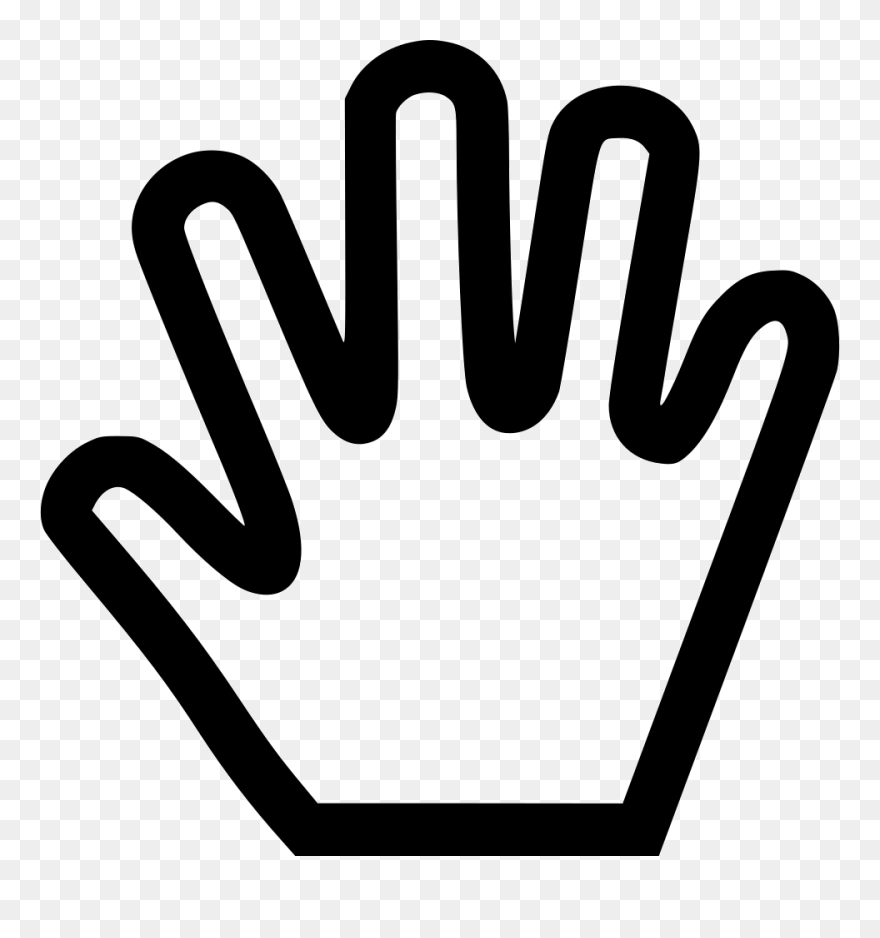 Hand Move Stop - Hand Move Icon Svg Clipart