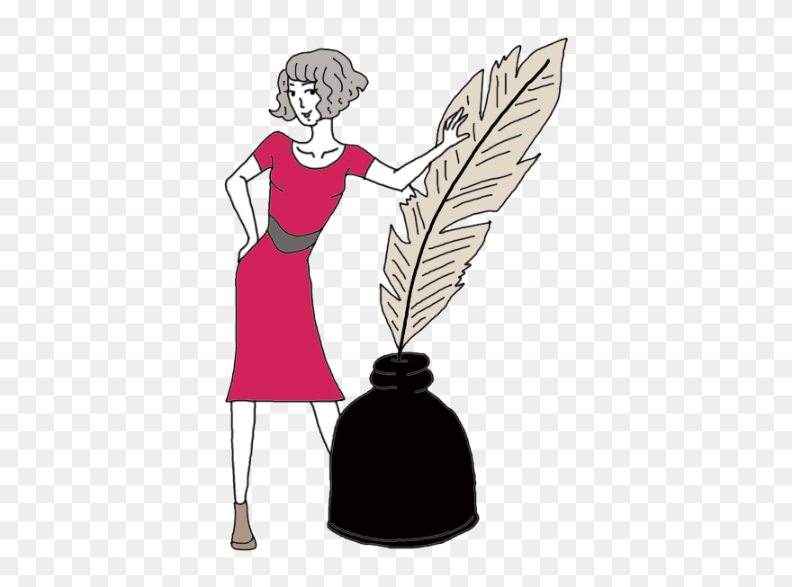 Ink Pot - Illustration Clipart