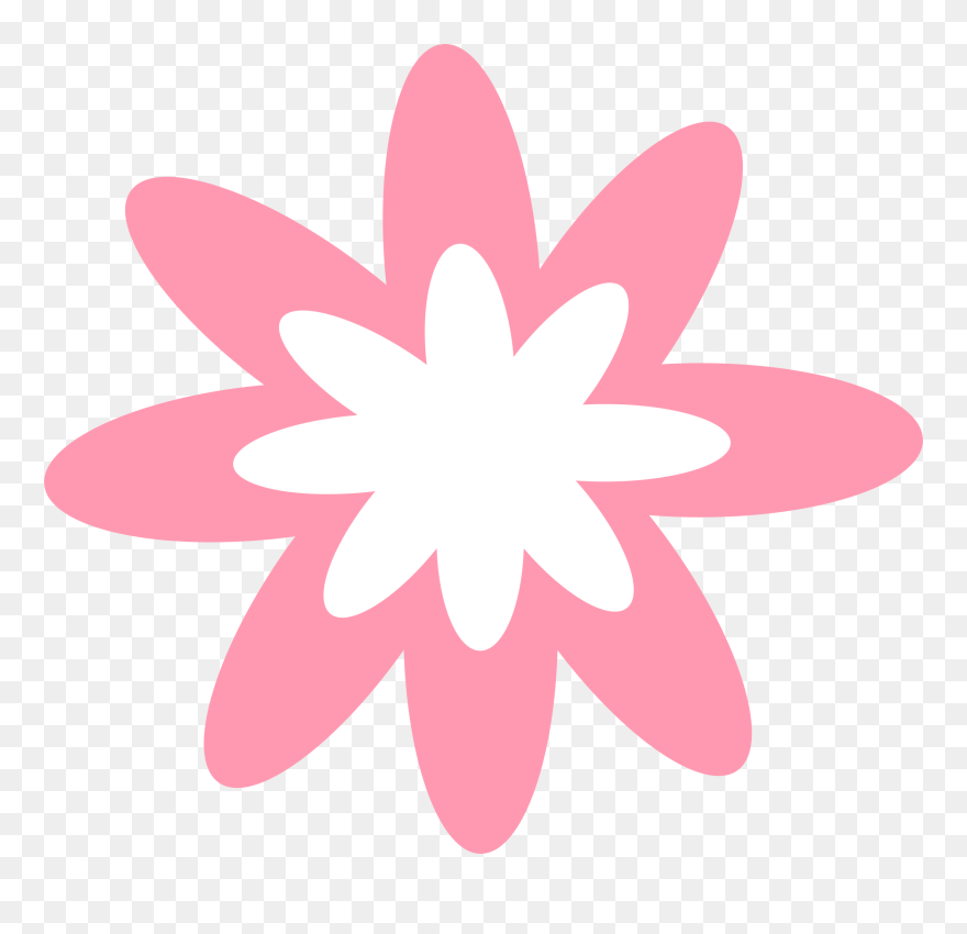 Clipart Flowers Pink Lotus, Picture - Design Clipart Flower Png Transparent Png