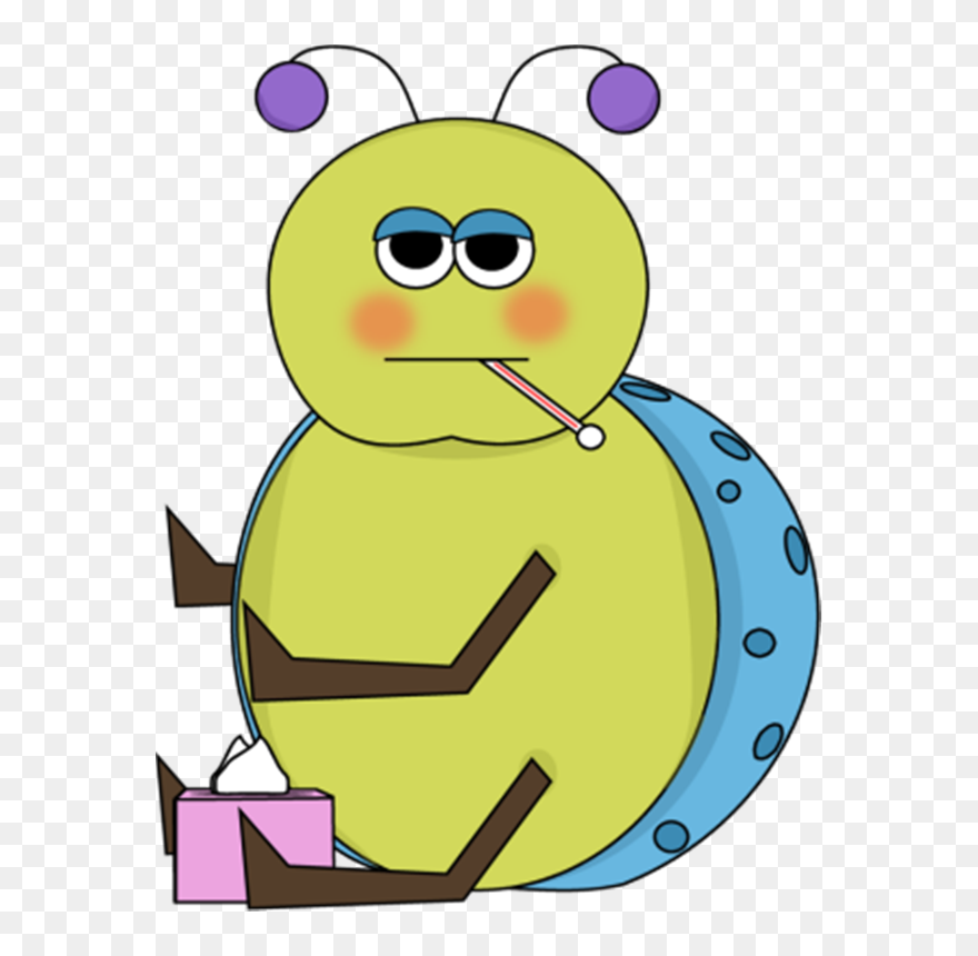 Cute Sick Clip Art - Png Download