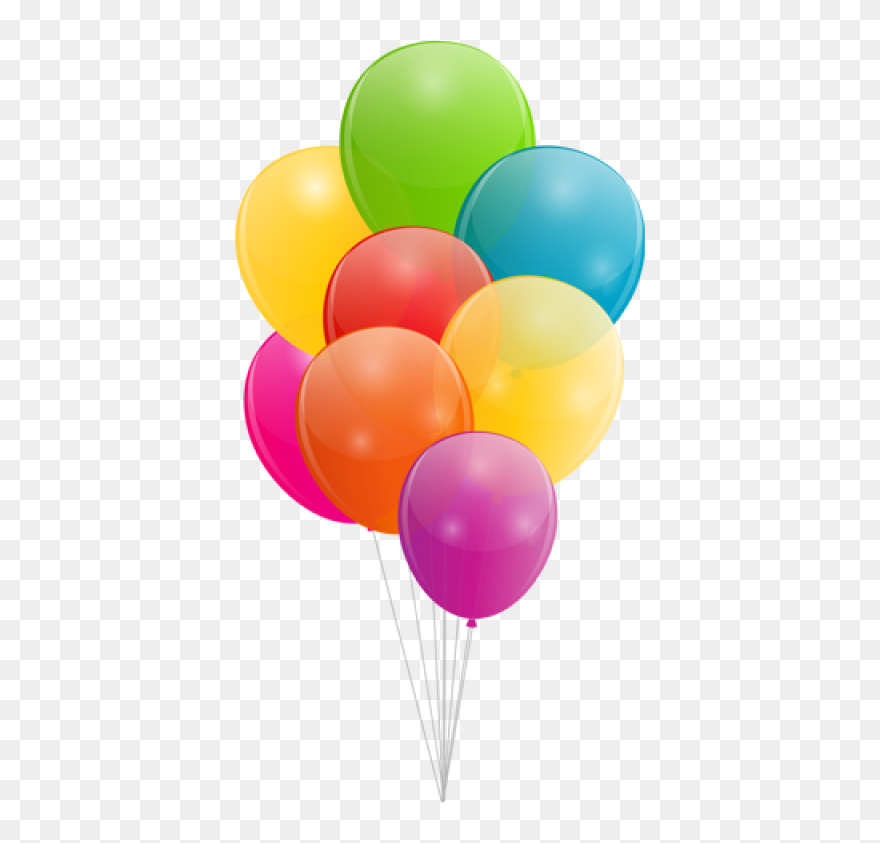 Multicolored Balloon Png Image - Balloons Png Clipart
