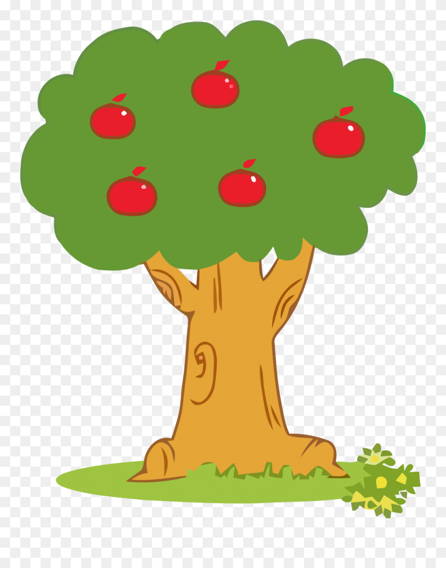 Tree With Apples Clipart - Png Download