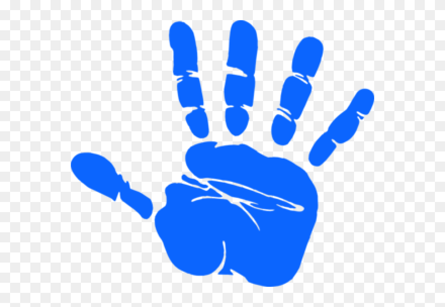 Right Hand Print Clip Art - Png Download