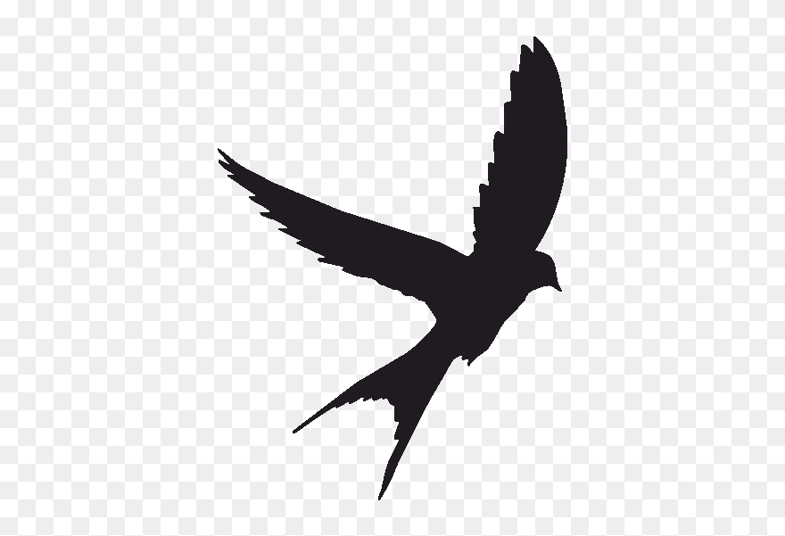 Bird Swallow Tattoo Sparrow The Sims - Scissor Tailed Flycatcher Silhouette Clipart