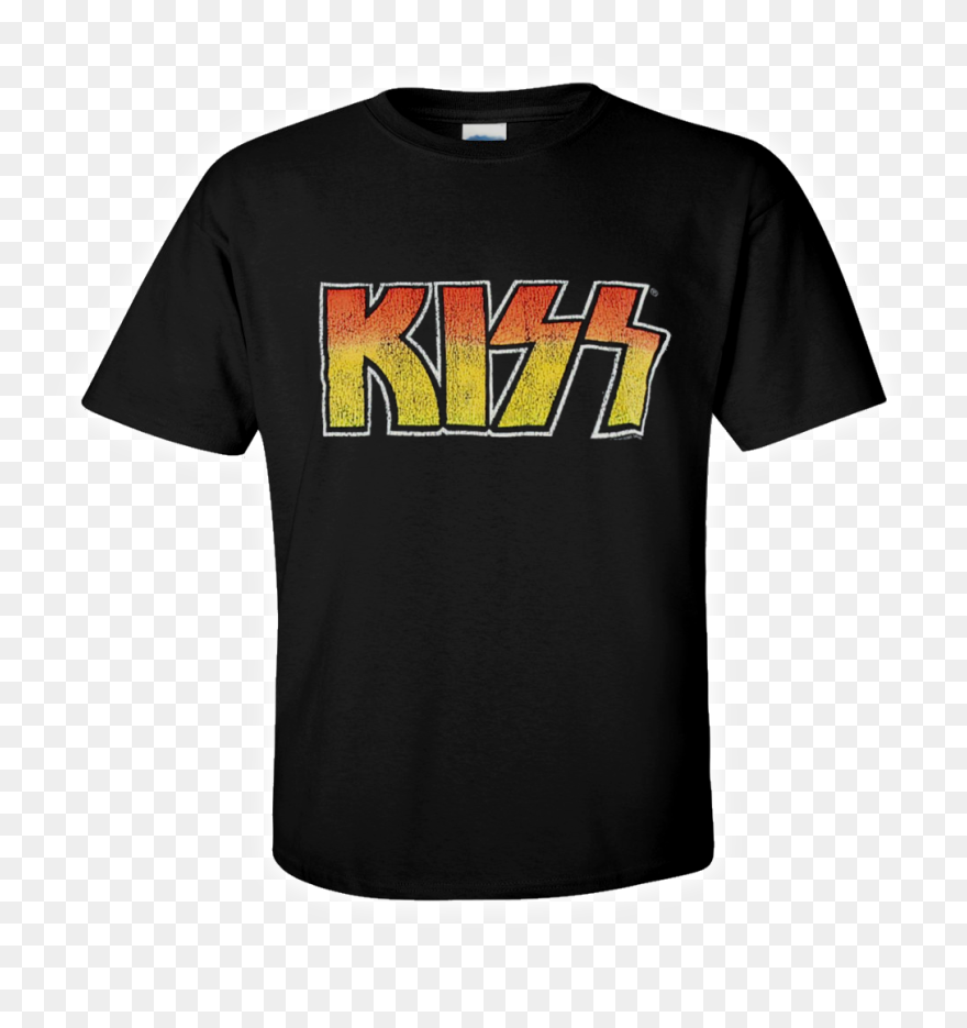 Details About Kiss Official T-shirt Vintage Logo Heavy - Keith Haring Best Buddies T Shirt Clipart