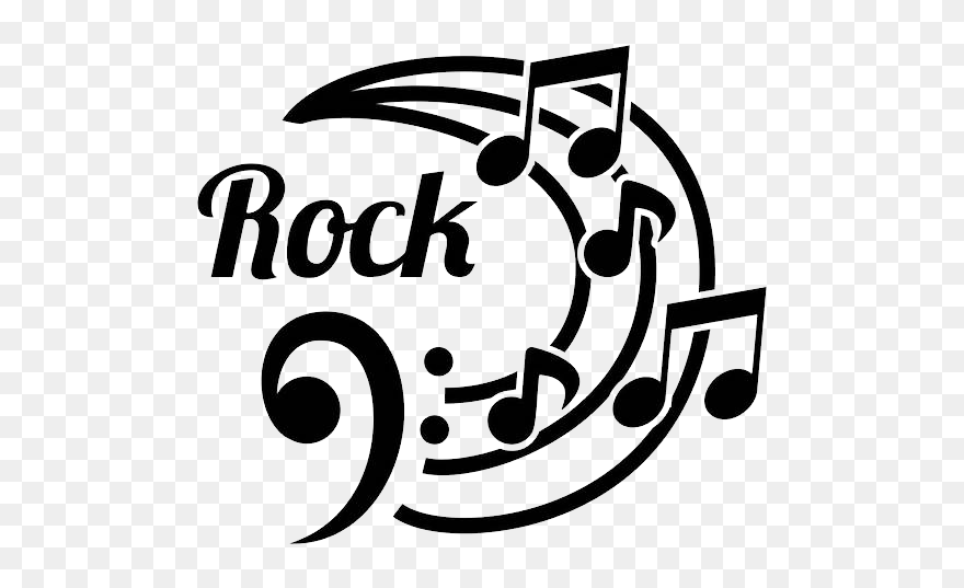 Rock Music Png - Notas Musicales Rock Clipart