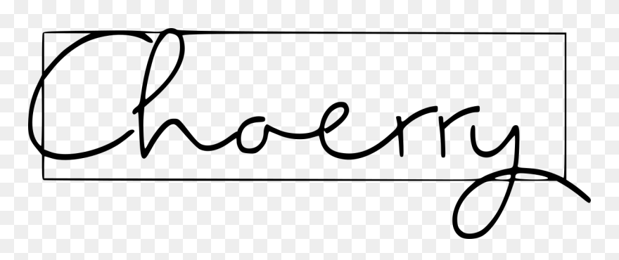 Choerry Album Logo - Line Art Clipart