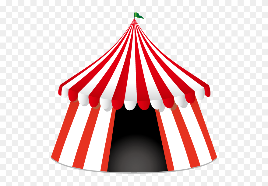 Tent Circus Clip Art - Vector Circus Tent Png Transparent Png