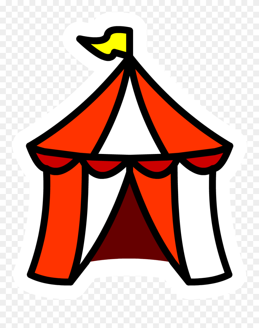 Clipart Circus Tent - Transparent Circus Clipart Tent - Png Download