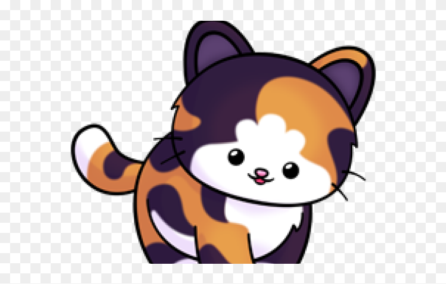 Calico Cat Clipart - Png Download
