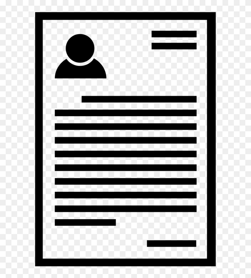 Cv Png - Cover Letter Icon Png Clipart