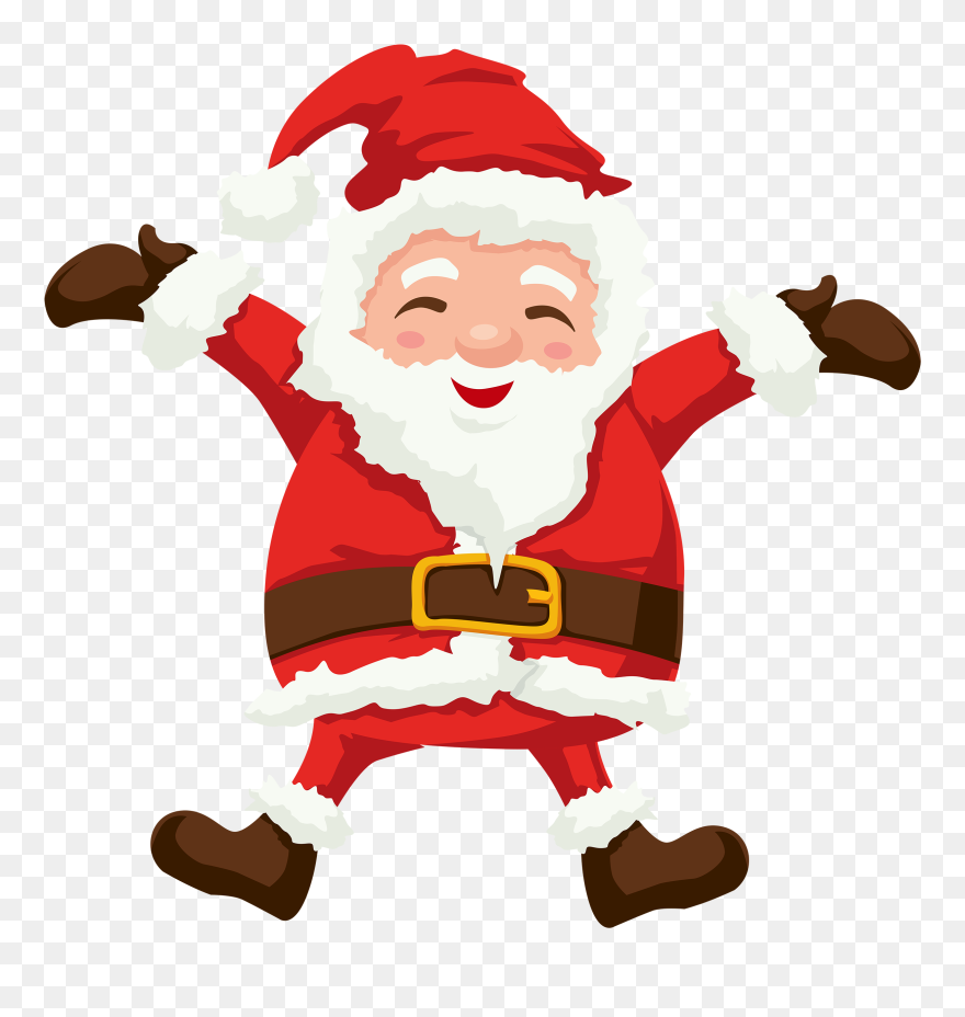 Santa Png Clipart - Santa Claus Png Cartoon Transparent Png