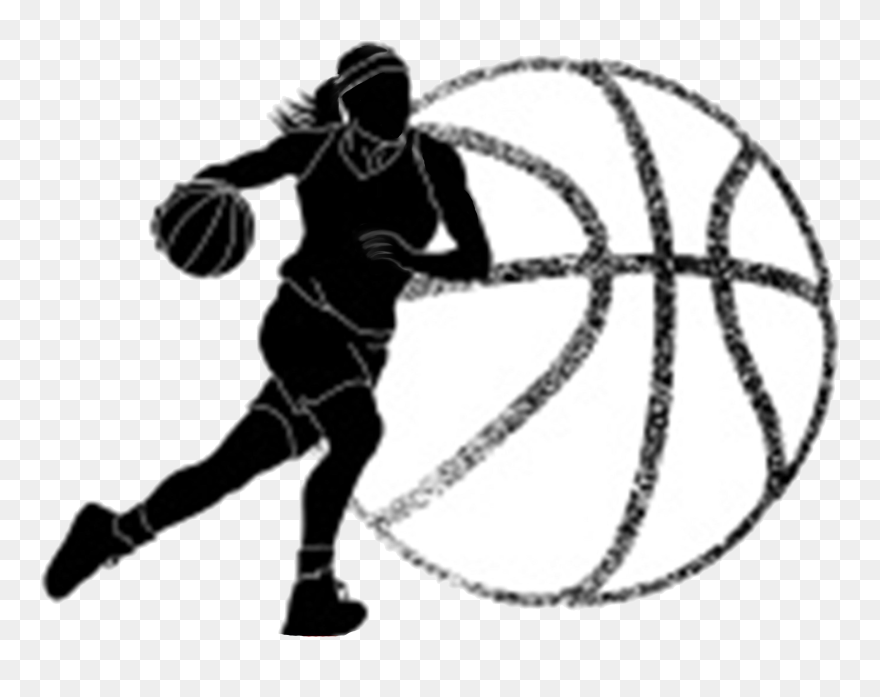 Calendar Weekview - Girls Basketball Clipart Black And White - Png Download